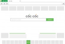 Quảng cáo Cốc Cốc với icon thương hiệu Quảng cáo Cốc Cốc với icon thương hiệu