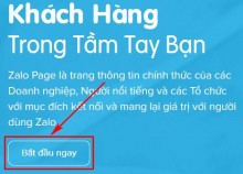 Quảng cáo Trên Zalo Page (Official Account) Quảng cáo Trên Zalo Page (Official Account)