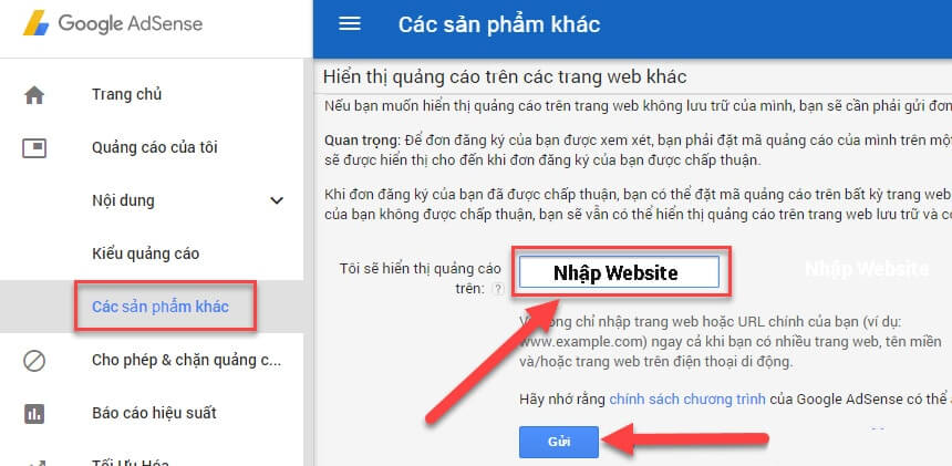 Các bước nâng cấp từ Google Adsense Hosted lên Google Adsense Content