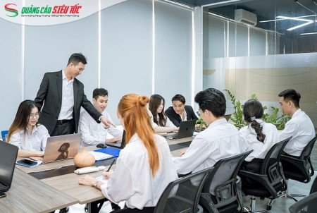 Văn phòng làm việc quảng cáo siêu tốc 05 Văn phòng làm việc quảng cáo siêu tốc 05