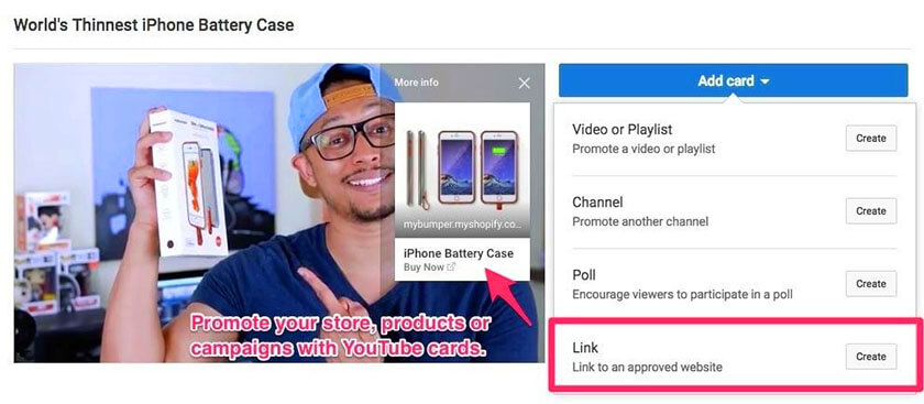 Sponsored card Ads Youtube