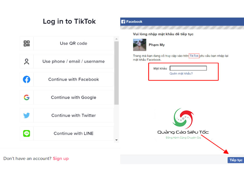 Cách đăng nhập TikTok bằng Google
