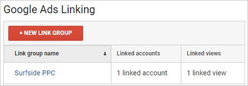 Liên kết tài khoản với Google Analytics