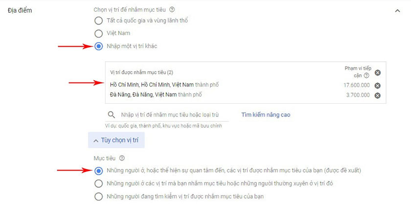 Có lỗi quá trình nhắm mục tiêu Có lỗi quá trình nhắm mục tiêu