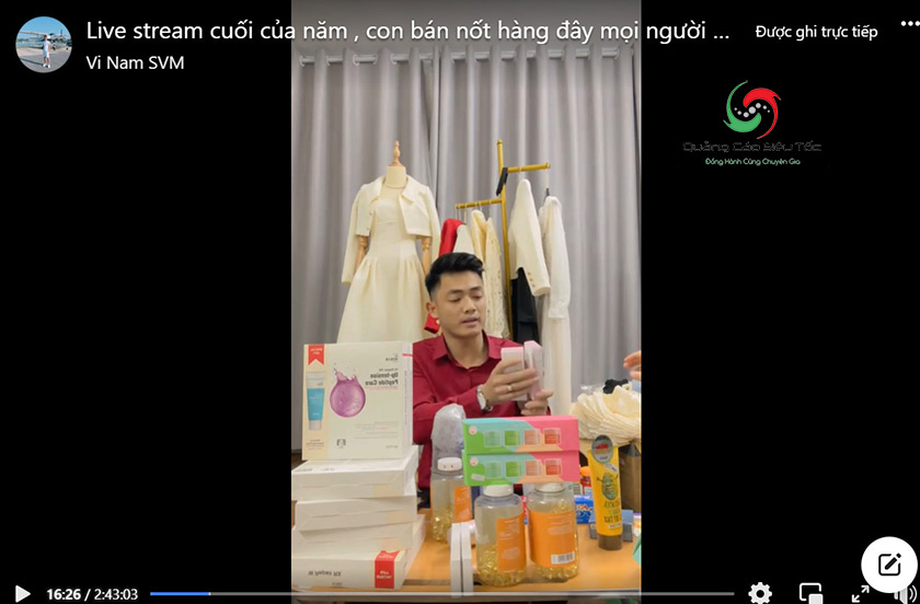 Hướng dẫn chạy quảng cáo livestream