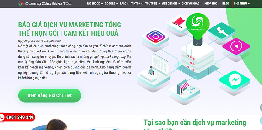 Dịch vụ tư vấn chi phí Marketing hiệu quả