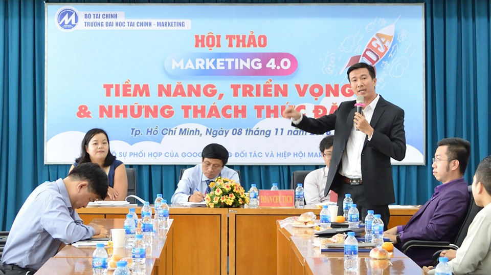 Võ Tuấn Hải chia sẽ cách làm marketing tại đại học tài chính marketing