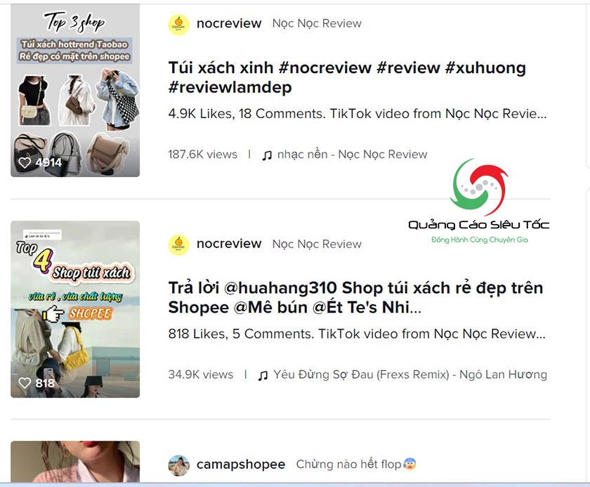 Bán túi xách online trên TikTok