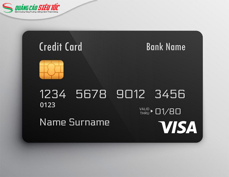 Thẻ visa chạy quảng cáo Thẻ visa chạy quảng cáo