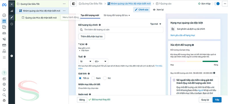 Set đối tượng mục tiêu