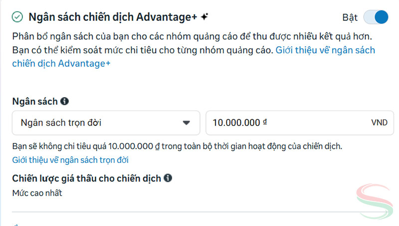 Chọn ngân sách trọn đời