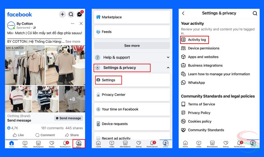 Cách khôi phục bài viết đã ẩn trên Facebook bằng điện thoại iPhone