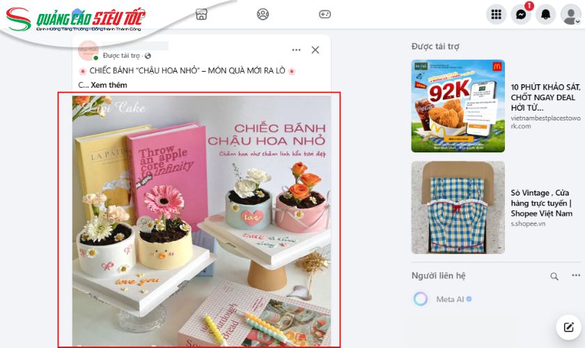 Hình ảnh hấp dẫn sẽ giúp quảng cáo Facebook thu hút khách hàng hiệu quả hơn