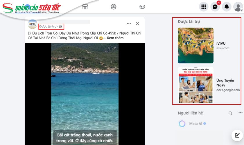 Quảng cáo trên Facebook