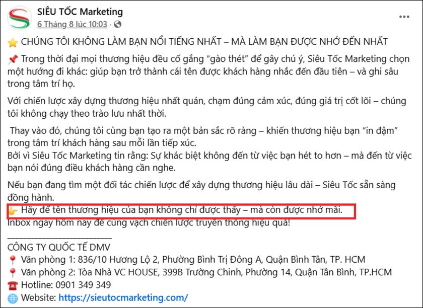 Chèn CTA hợp lý Chèn CTA hợp lý