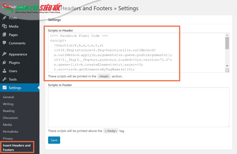 Tích hợp Pixel lên Ladipage