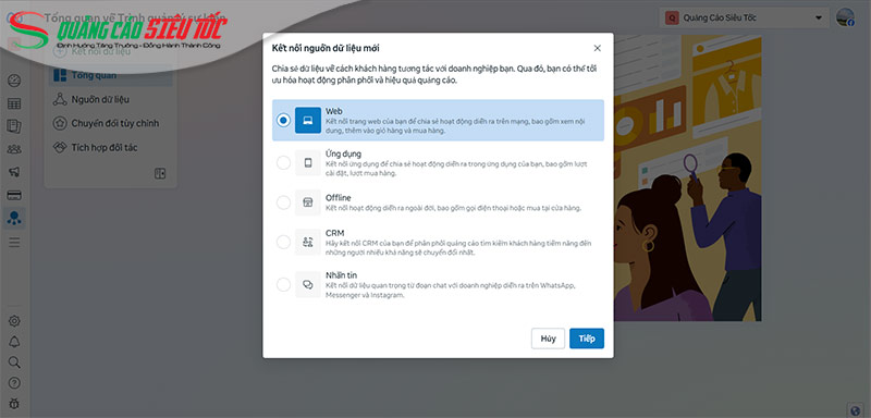 Tạo Pixel từ Trình quản lý sự kiện