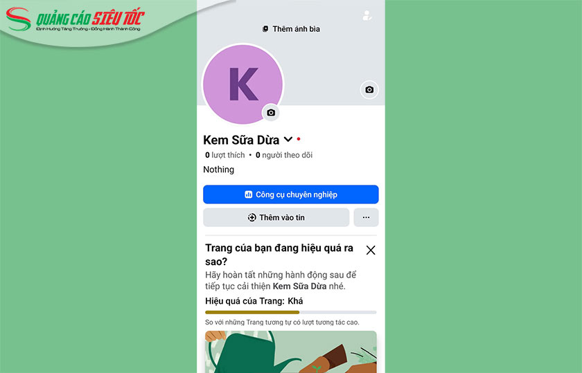 Tham khảo các chức năng khác trên trang fanpage  Tham khảo các chức năng khác trên trang fanpage