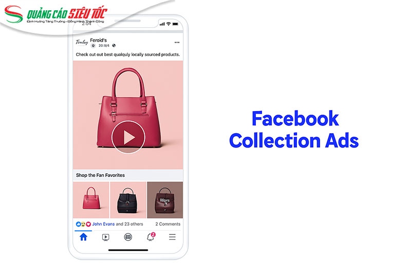 Kích thước Facebook Collection Ads