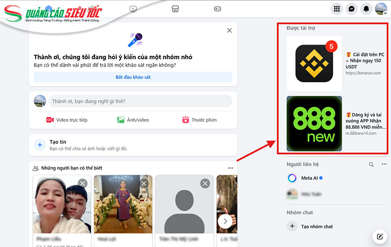 Quảng cáo cột phải
