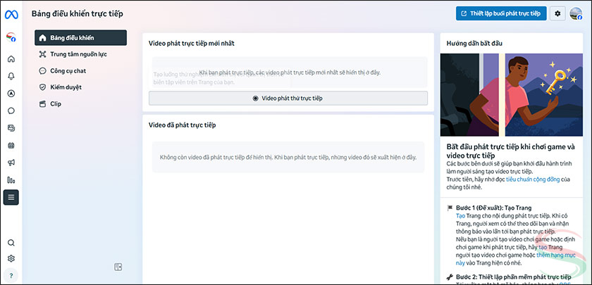 Bảng điều khiển trực tiếp (Live Dashboard)