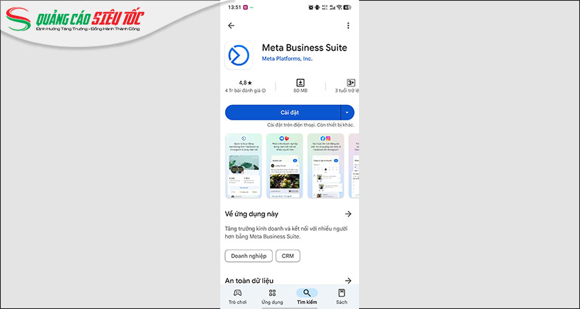 Tải Meta Business Suite trên điện thoại