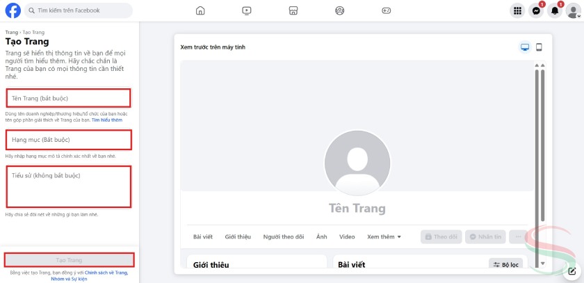 Cách tạo Fanpage chuẩn SEO