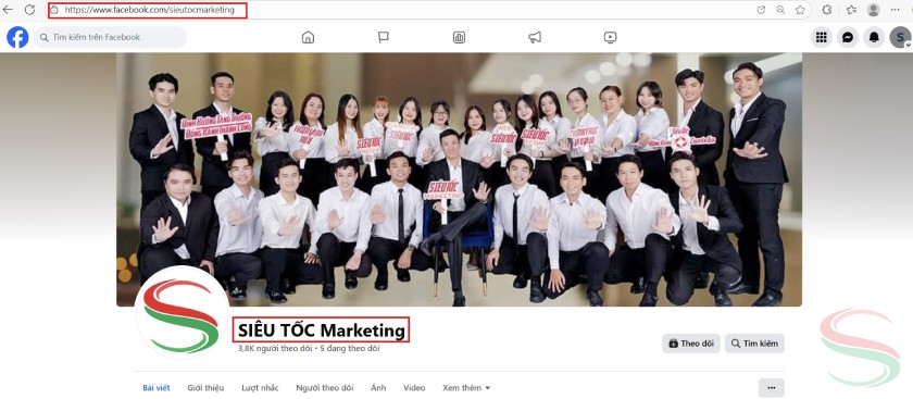 Thiết lập URL fanpage Facebook