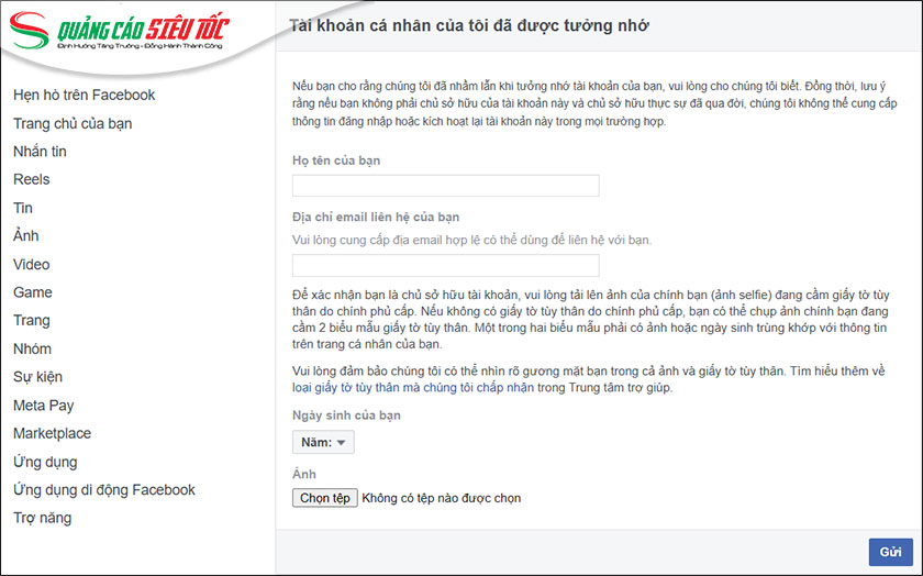 Đơn kháng tài khoản bị khoá vĩnh viễn Đơn kháng tài khoản bị khoá vĩnh viễn