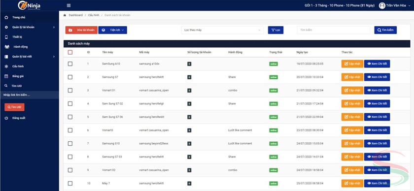 Phần mềm Ninja Phone