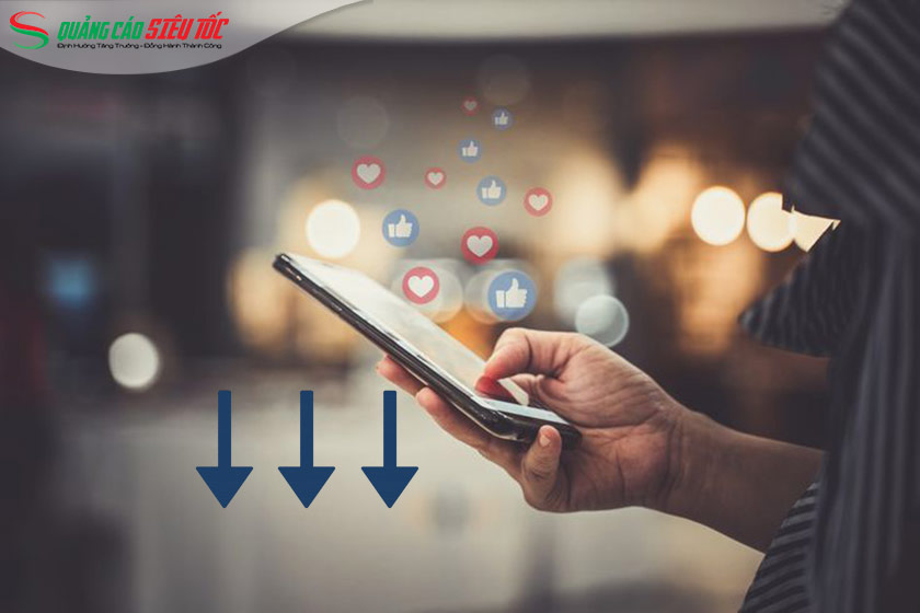 Các nguyên nhân làm giảm tương tác Facebook Các nguyên nhân làm giảm tương tác Facebook