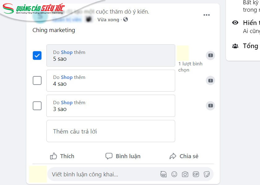 Tạo mẫu câu hỏi, khảo sát, poll Tạo mẫu câu hỏi, khảo sát, poll