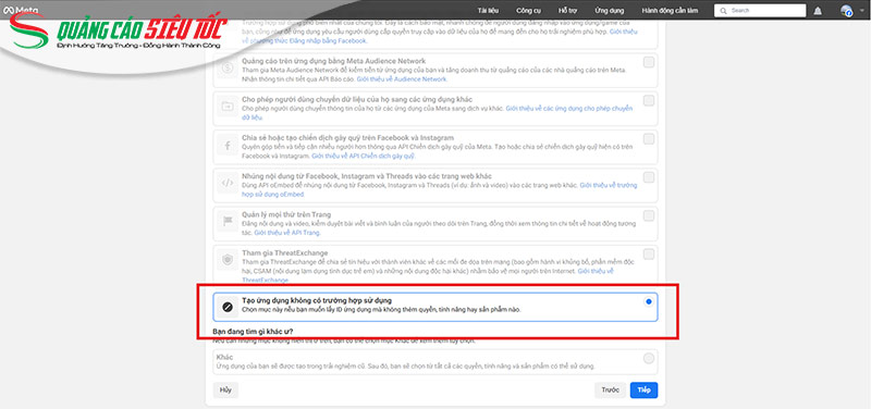 Cài đặt cấu hình cho API