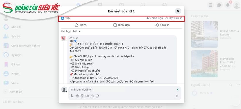 Thiết kế nội dung kích thích thảo luận đáp ứng thuật toán Facebook Algorithm