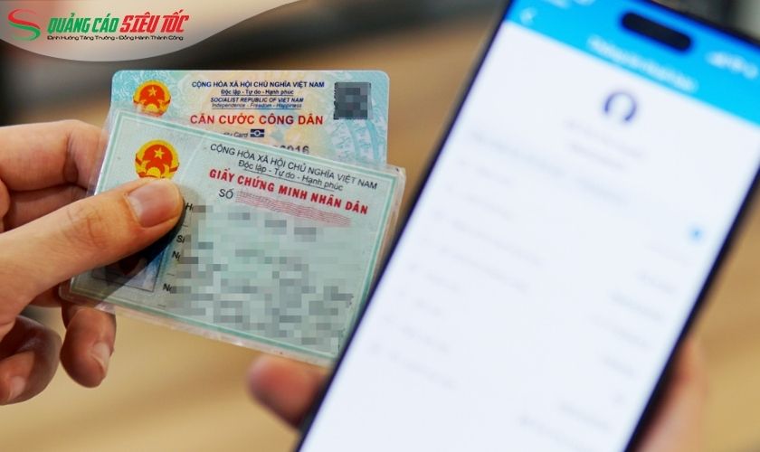 Giấy tờ đăng ký tích xanh Facebook