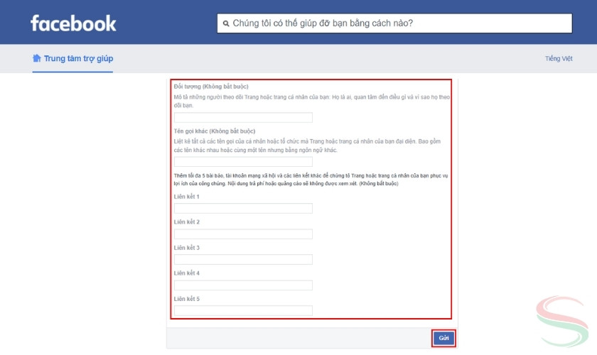 Xác nhân đăng ký tài khoản cá nhân tích xanh