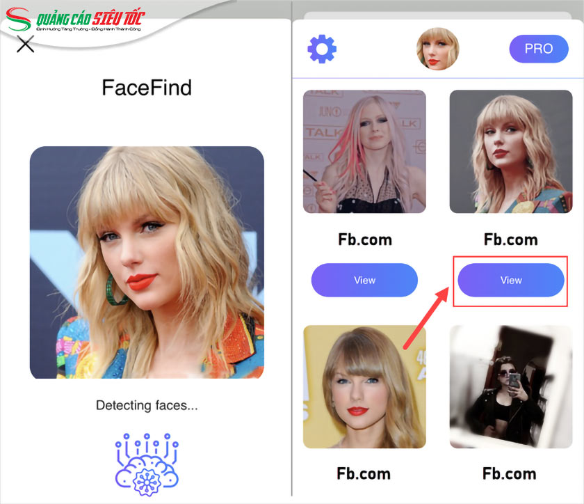Ứng dụng FaceFind
