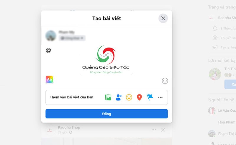 cách tag tất cả bạn bè trên facebook