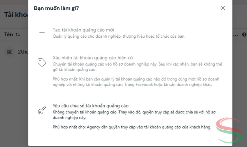 Add tài khoản quảng cáo không uy tín vào bussiness làm tài khoản quảng cáo bị khóa