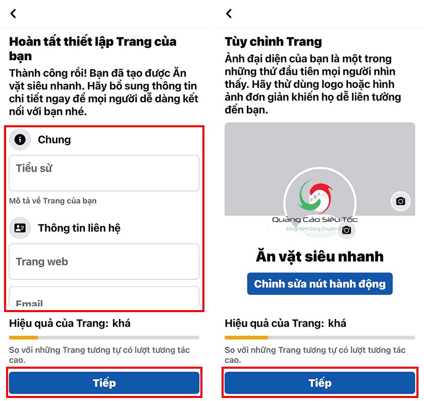 Cách tạo fanpage trên Facebook bằng điện thoại