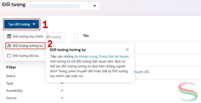 Chọn tạo đối tượng tương tự
