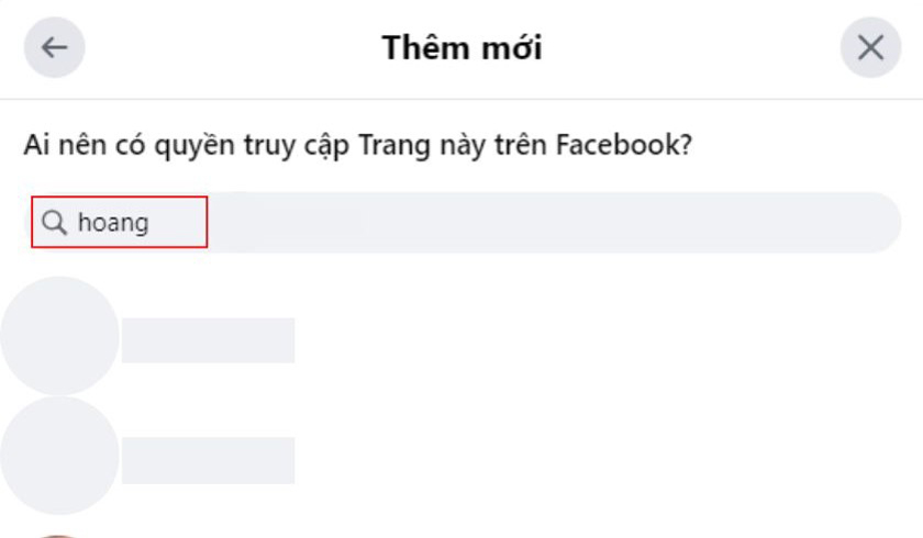 Thêm quản trị viên cho fanpage