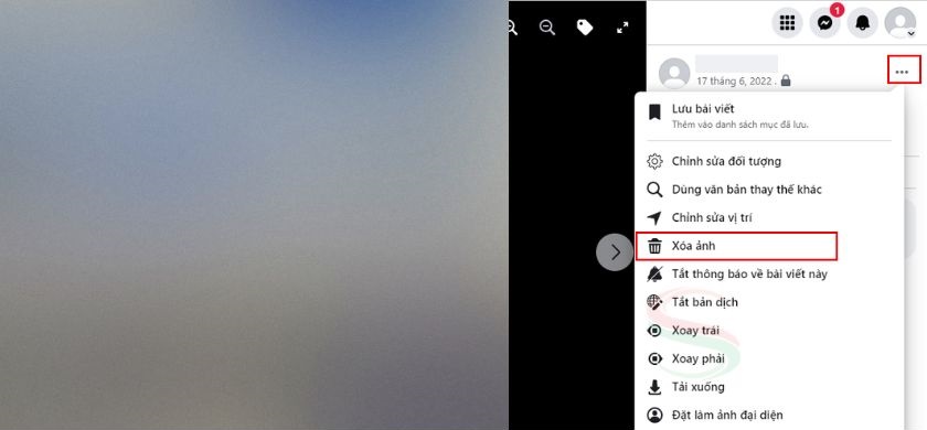 Xóa ảnh của bạn trên Facebook