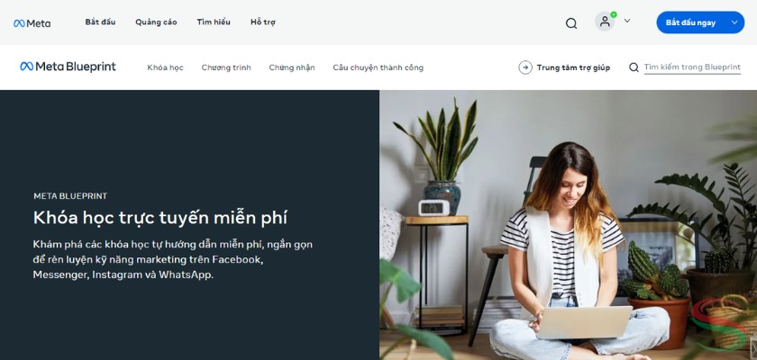 Khóa học trực tuyến miễn phí trên Meta Blueprint