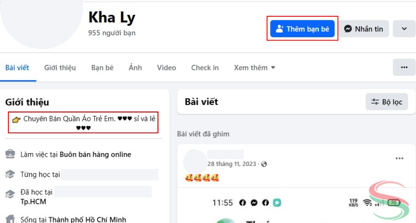 Bán hàng trên Facebook cá nhân