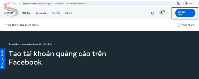 Cách tạo tài khoản quảng cáo trên Facebook