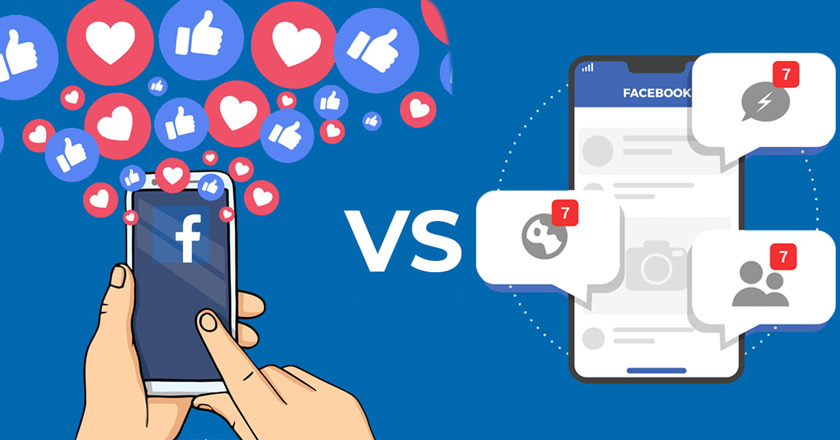 So sánh quảng cáo tương tác page và quảng cáo tin nhắn