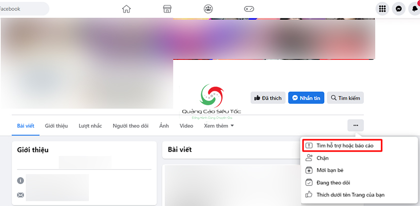 Hướng dẫn cách báo cáo trang Facebook