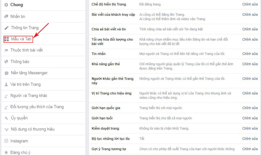 Thêm tab cho cửa hàng Thêm tab cho cửa hàng