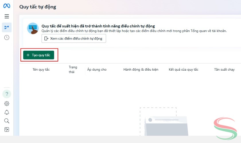Tạo quy tắc cho quảng cáo